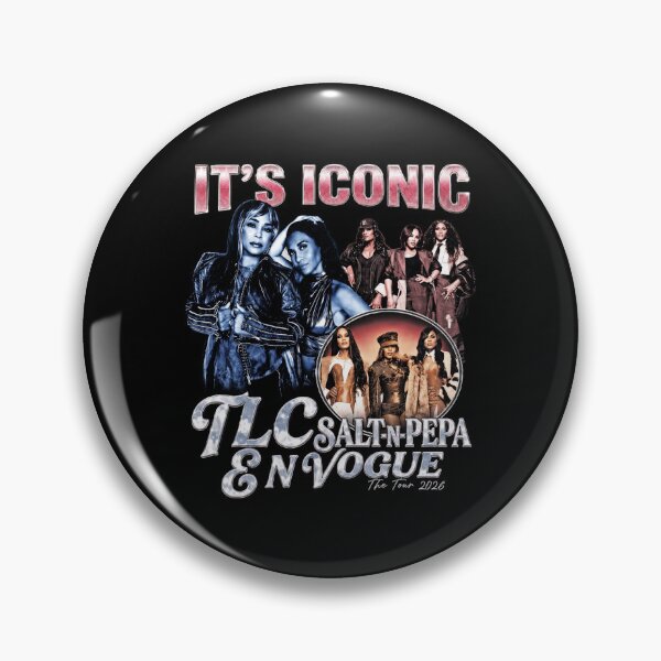 Item preview, Vintage TLC Salt N Pepa En Vogue It's Iconic Tour, 90s Music Girl Band designed and sold by HoneyMonday.