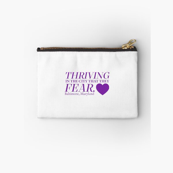 Item preview, Baltimore, MD - Thriving in a City they Fear - Purple designed and sold by SportyFemmeShop.