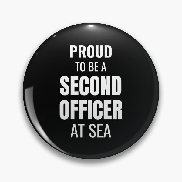 Item preview, Proud to be a Second Officer at Sea (White) designed and sold by ShipCrewNation.