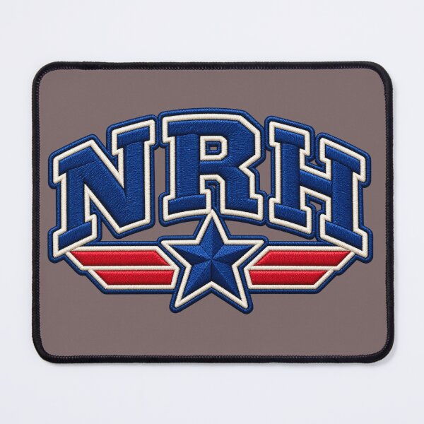Item preview, NRH Logo College Star Embroidered Vintage Varsity Logo USA Heritage designed and sold by Normandy Road Heritage™ - Vintage Garage Art.