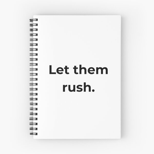 Item preview, Let them rush. designed and sold by MPSTUDIOPL.