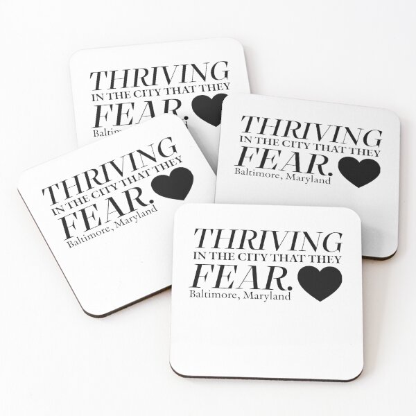 Item preview, Baltimore, MD - Thriving in a City they Fear - Black designed and sold by SportyFemmeShop.