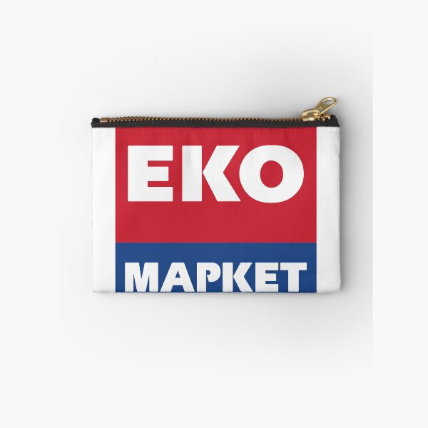 Item preview, EKO Market Supermarket Red and Blue Logo designed and sold by shiharl.