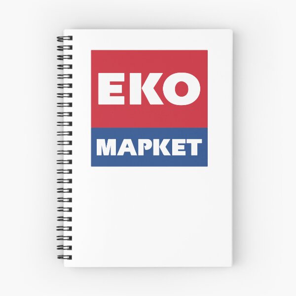 Item preview, EKO Market Supermarket Red and Blue Logo designed and sold by shiharl.