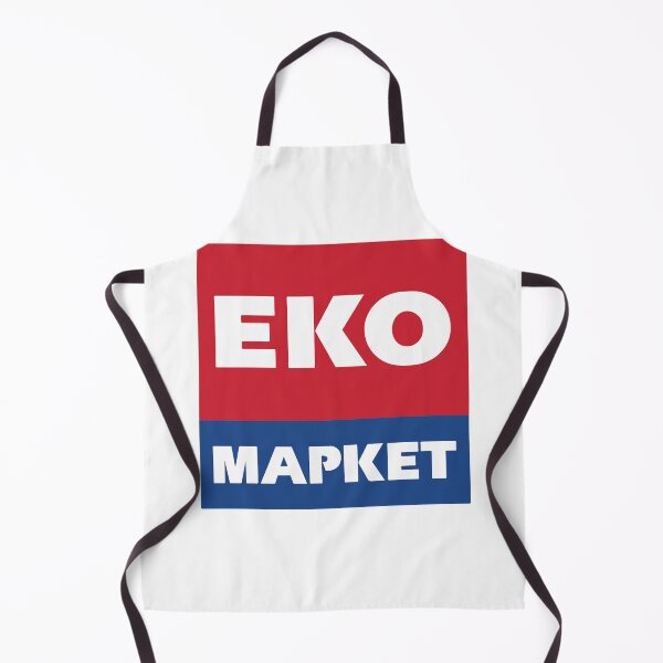 Item preview, EKO Market Supermarket Red and Blue Logo designed and sold by shiharl.