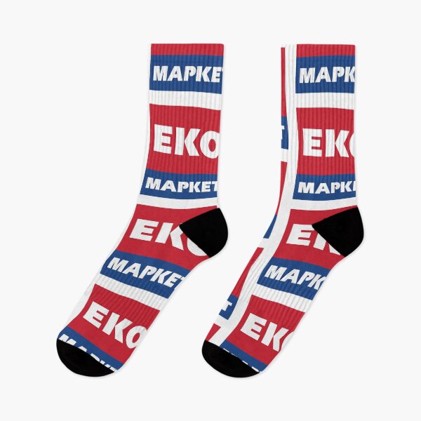 Item preview, EKO Market Supermarket Red and Blue Logo designed and sold by shiharl.