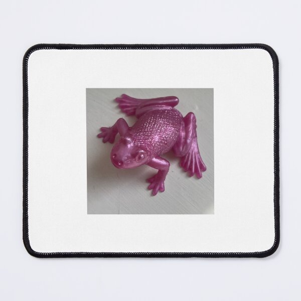 Item preview, Macro Shiny Pink Frog Toy Close Up Aesthetic designed and sold by Julia9632.