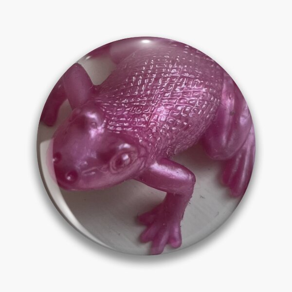 Item preview, Macro Shiny Pink Frog Toy Close Up Aesthetic⁠ designed and sold by Julia9632.