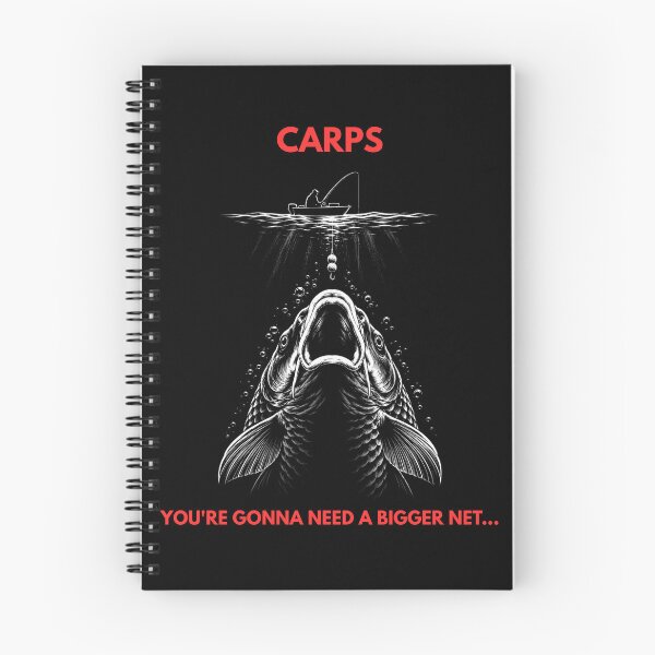 Item preview, Carps Bigger Net Needed - Funny Retro Thriller Fishing designed and sold by GeekAnglerStore.