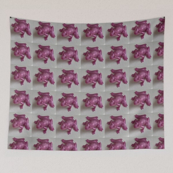 Item preview, Macro Shiny Pink Frog Toy Close Up Aesthetic⁠ designed and sold by Julia9632.