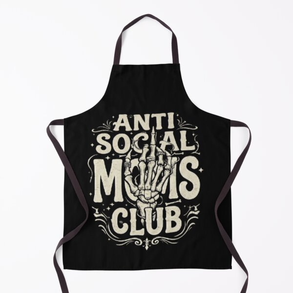 Item preview, Vireltoo Anti Social Moms Club Skeleton Hand Vintage T-Shirt – Gothic Punk Mom Design designed and sold by ARTwy.