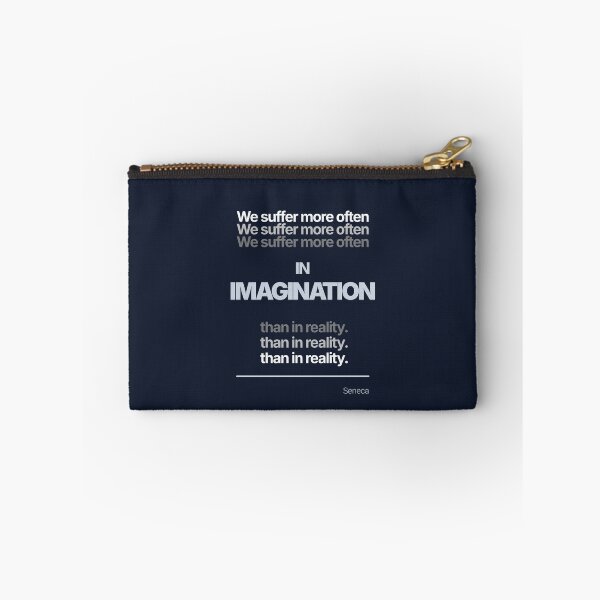 Item preview, We Suffer More Often in Imagination Than In Reality - Seneca - Minimalist Style Stoic Quote - Light Version designed and sold by Stoic Core.