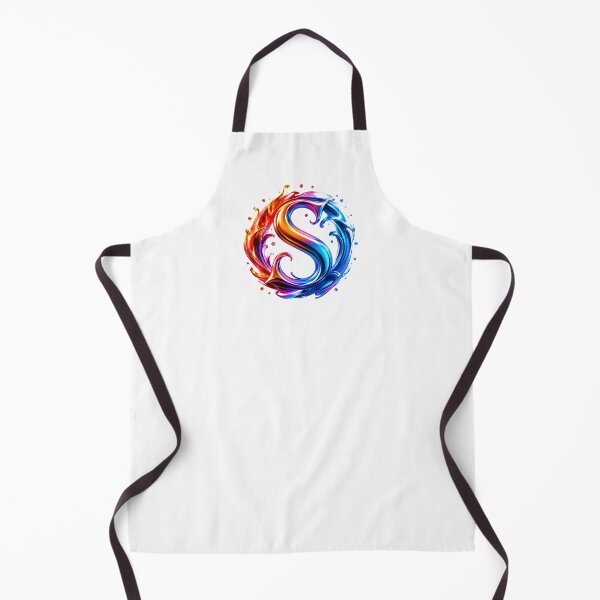 Item preview, AquaFlare Chromaflow Letter S designed and sold by BlissBlvdShop.