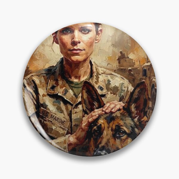 Item preview, Homenaje artístico a Megan Leavey en el ámbito del drama militar. designed and sold by Art's Diner.