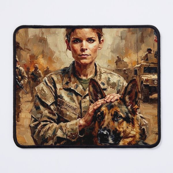 Item preview, Megan Leavey Military Drama Fine Art Tribute designed and sold by Art's Diner.