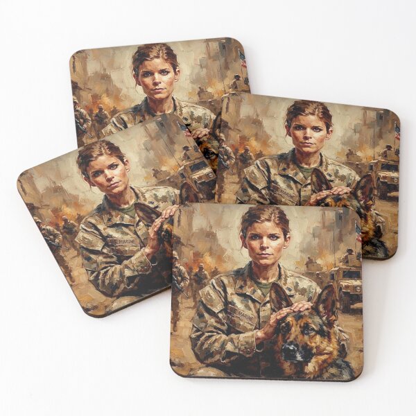 Item preview, Megan Leavey Military Drama Fine Art Tribute designed and sold by Art's Diner.