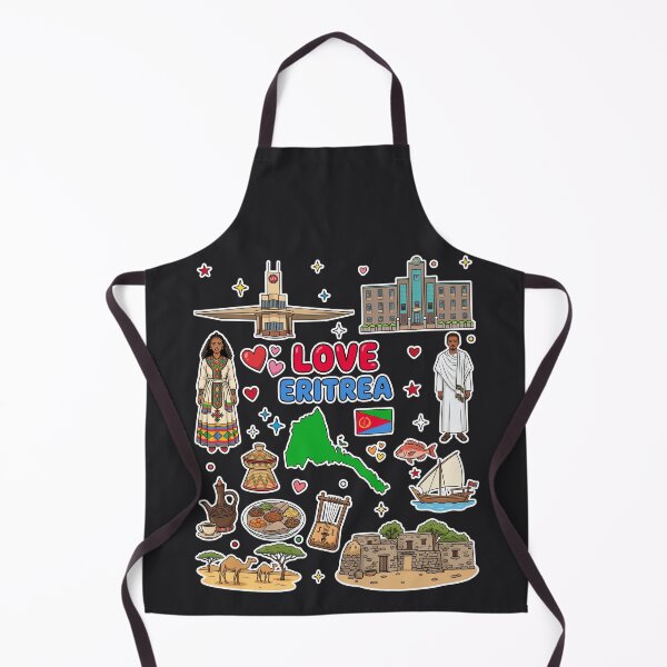 Item preview, Love Eritrea Aesthetic Dark Culture Doodles & Iconic Landmarks designed and sold by mashmosh.