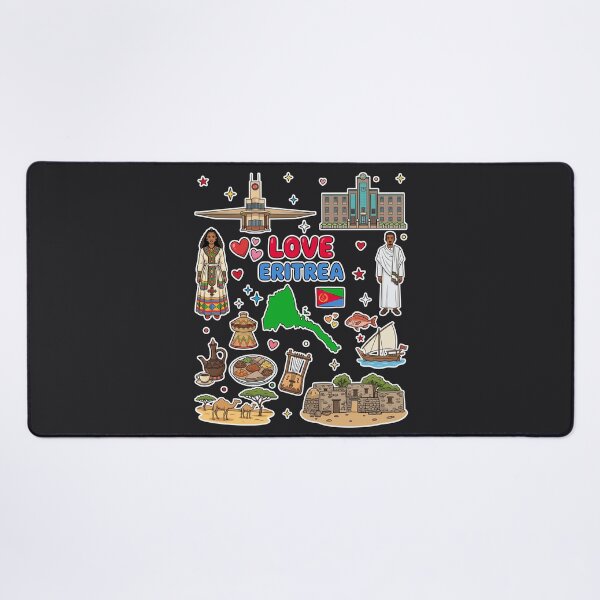Item preview, Love Eritrea Aesthetic Dark Culture Doodles & Iconic Landmarks designed and sold by mashmosh.