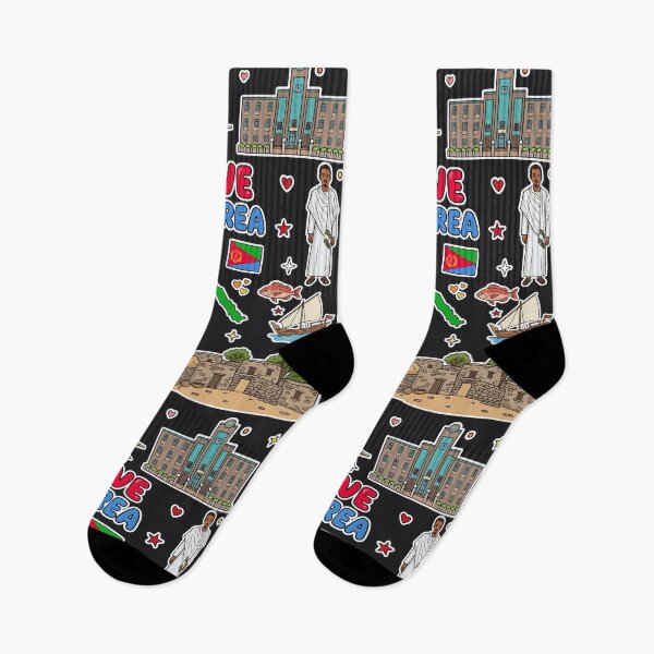 Item preview, Love Eritrea Aesthetic Dark Culture Doodles & Iconic Landmarks designed and sold by mashmosh.