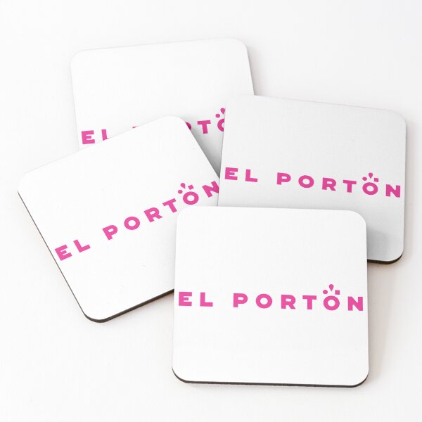 Item preview, El Porton Pink Minimalist Typography Logo designed and sold by shiharl.