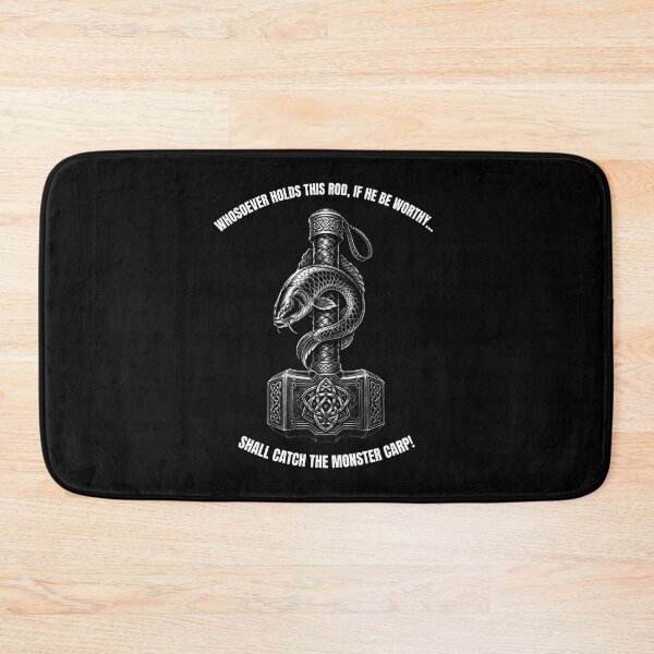 Item preview, Worthy Angler Norse Hammer - Funny Superhero Fishing designed and sold by GeekAnglerStore.