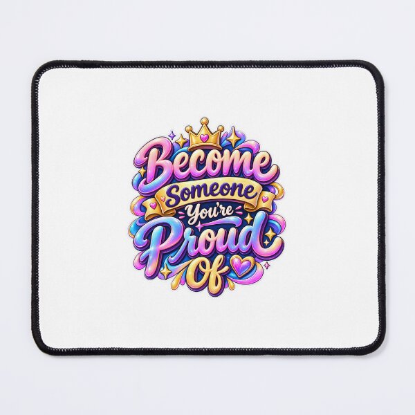 Item preview, Become Someone You’re Proud Of | Motivational Sticker designed and sold by blossomfun.