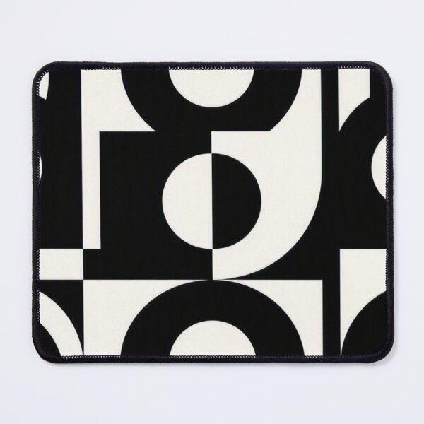 Item preview, Geometric Contrast Pattern (Bold + Clean) designed and sold by BRIGHT LITTLE STUDIO.