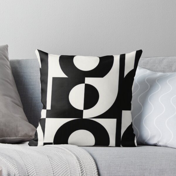 Item preview, Geometric Contrast Pattern (Bold + Clean) designed and sold by BRIGHT LITTLE STUDIO.