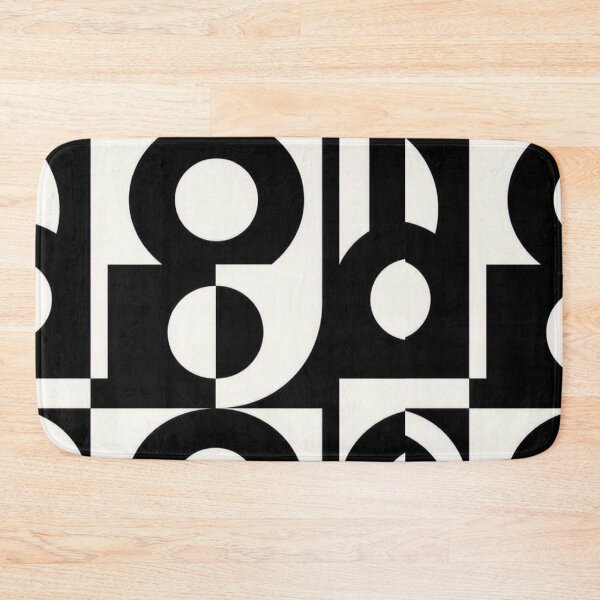 Item preview, Geometric Contrast Pattern (Bold + Clean) designed and sold by BRIGHT LITTLE STUDIO.