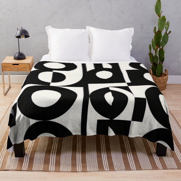 Item preview, Geometric Contrast Pattern (Bold + Clean) designed and sold by BRIGHT LITTLE STUDIO.