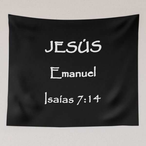 Item preview, JESÚS - Emanuel | Isaías 7:14 | Dios Con Nosotros designed and sold by NombresDeJesus.