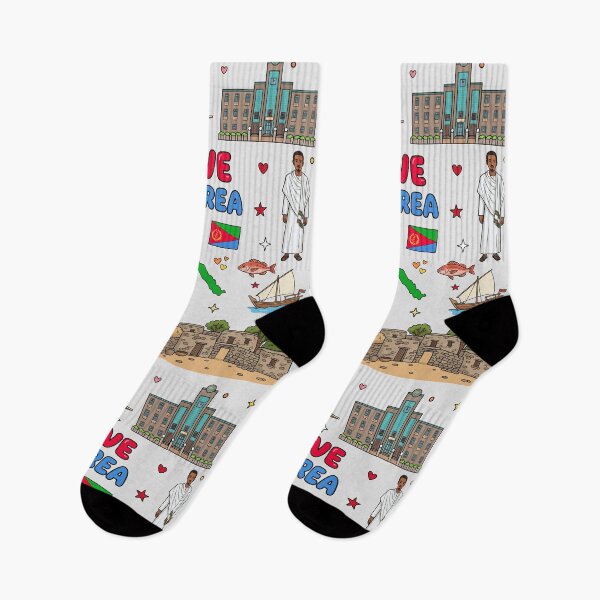 Item preview, Love Eritrea Cultural Icons, Asmara Heritage & Jebena Art  أحب إريتريا - توثيق فني لأبرز المعالم والتراث الإريتري designed and sold by mashmosh.