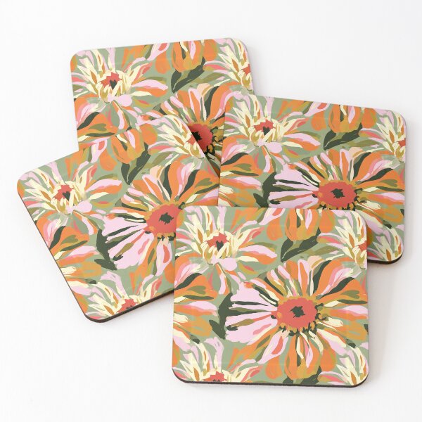 Item preview, Vibrant Zinnia Print  - Birthday Flower Pattern - Gifts For Sister designed and sold by RoyalStarsPatts.
