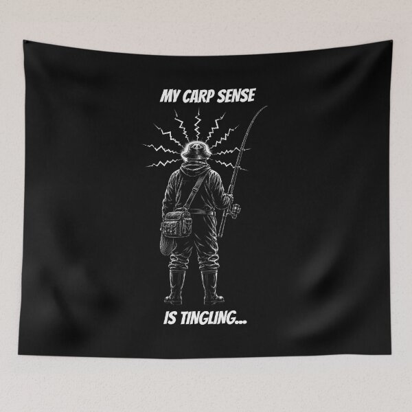 Item preview, My Carp Sense Is Tingling - Funny Comic Fishing designed and sold by GeekAnglerStore.