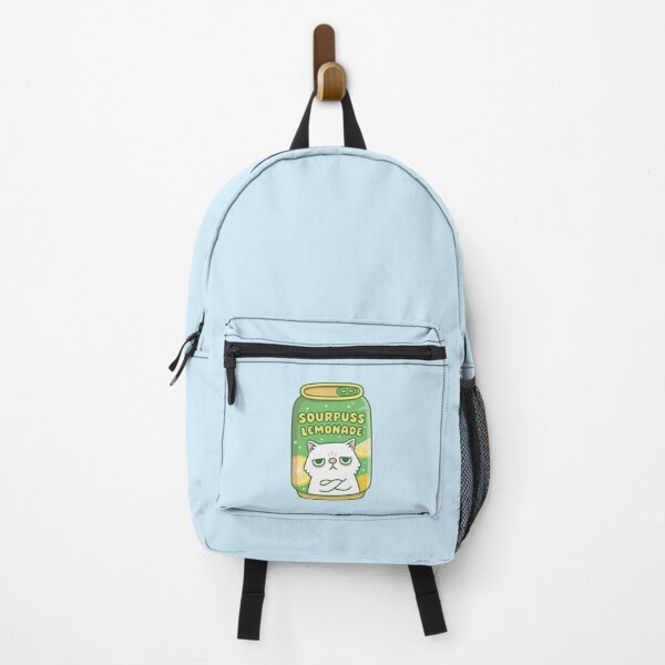 Item preview, Funny Grouchy Cat Sourpuss Lemonade Drink Can designed and sold by rustydoodle.