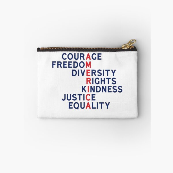 Item preview, America Courage Freedom Diversity – Equality Justice Human Rights designed and sold by roartusa.
