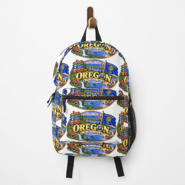 Item preview, Oregon The Beaver State Vintage Travel Design designed and sold by Awarrie.