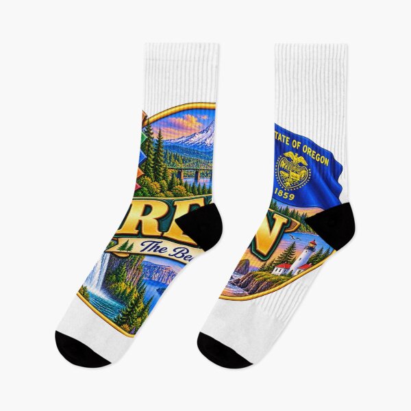Item preview, Oregon The Beaver State Vintage Travel Design designed and sold by Awarrie.