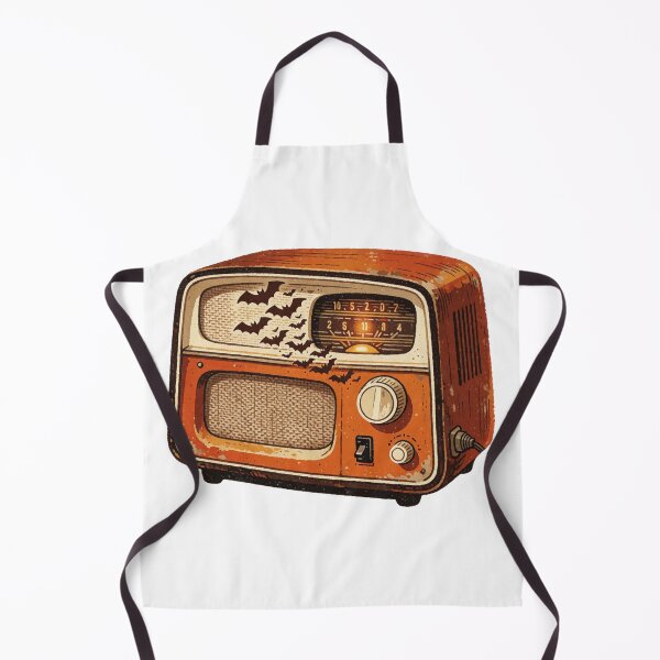 Item preview, Vintage Retro Radio Sticker – Nostalgic Cozy Decor designed and sold by AillustriaAK.