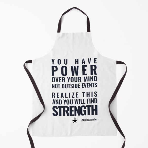 Item preview, You Have POWER - Marcus Aurelius - Bold Stoic Motivational Quote - Dark Version designed and sold by Stoic Core.