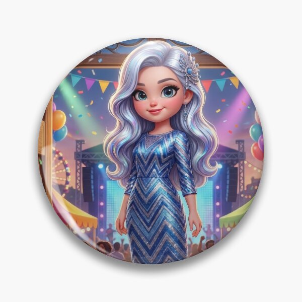 Item preview, Elegant Girl at Festive Party designed and sold by Azurart2.