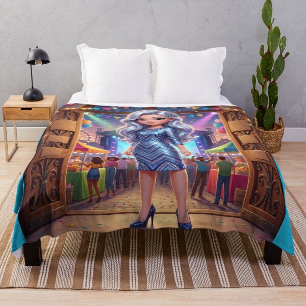 Item preview, Elegant Girl at Festive Party designed and sold by Azurart2.