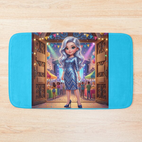 Item preview, Elegant Girl at Festive Party designed and sold by Azurart2.