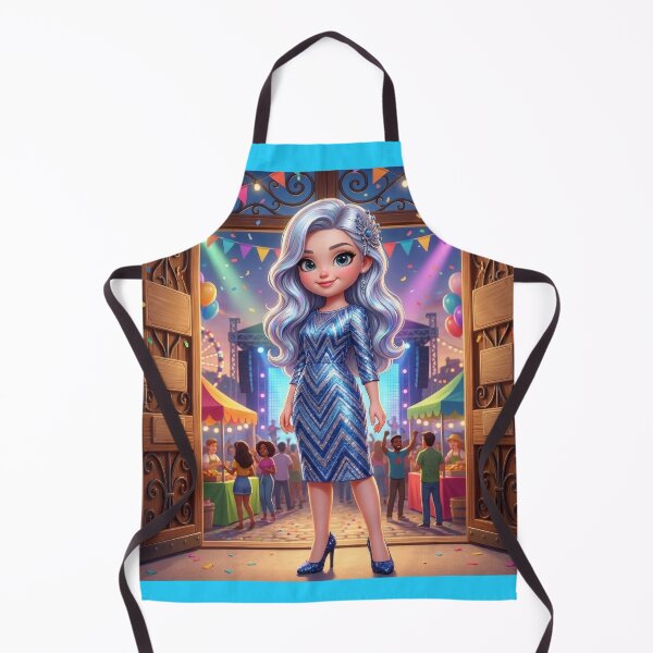 Item preview, Elegant Girl at Festive Party designed and sold by Azurart2.