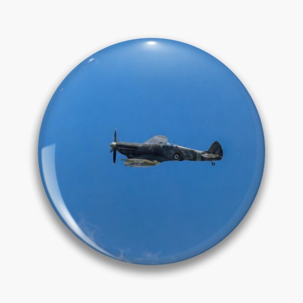 Item preview, Classic Supermarine Spitfire against Blue Sky designed and sold by Astute-Artio-Photography.