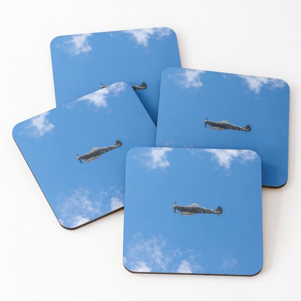 Item preview, Classic Supermarine Spitfire against Blue Sky designed and sold by Astute-Artio-Photography.