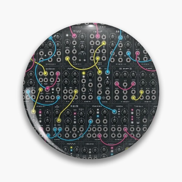 Item preview, Neon Patch Bay Patterns | Synthwave Retro 80s Cable Grid designed and sold by NominalSystems.