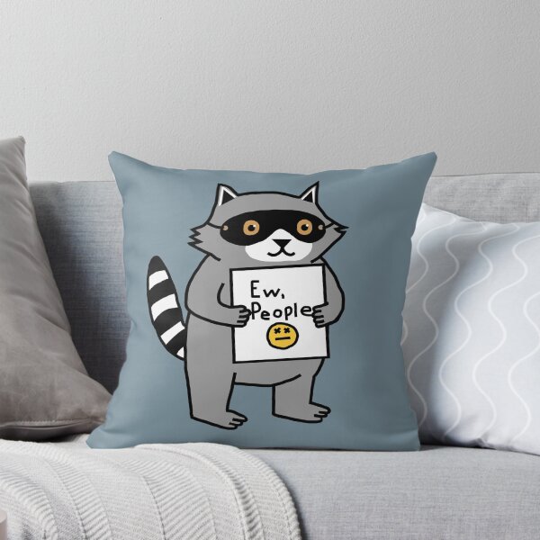 Item preview, Ew People says Cute Raccoon  designed and sold by ellenhenry.