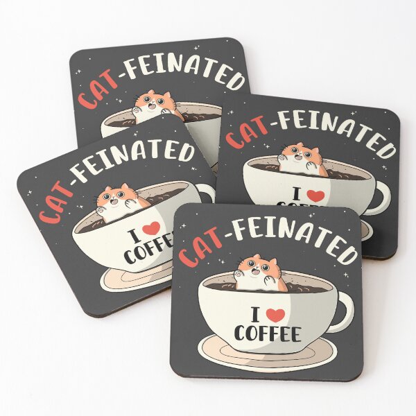 Item preview, Cat-Feinated designed and sold by Freecheese.