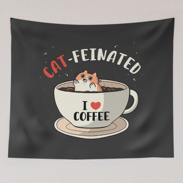 Item preview, Cat-Feinated designed and sold by Freecheese.